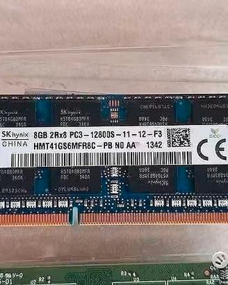 LOTTO RAM 16GB DDR3 SODIMM - 6 pezzi