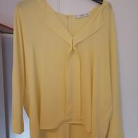 Camicia gialla Mango