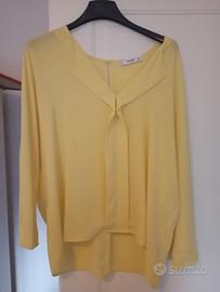 Camicia gialla Mango