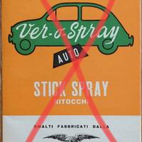 Campionario tinte Fiat Alfa Lancia storiche 1969