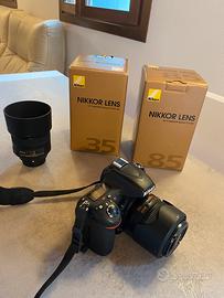 Nikon D750 + AF-S 35mm f/1.8G + AF-S 85mm f/1.8G