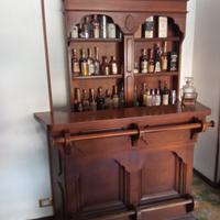 Mobile bar e bancone vintage stile anni '70