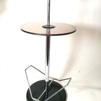 Tavolino portariviste vintage anni '80 plexiglass