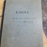Libro cassa 1901