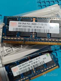 4Gb di RAM ( 2+2 ) Hynix