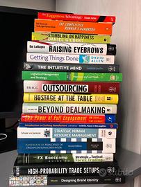 Lotto 17 libri inglese: management e trading