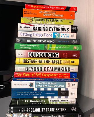 Lotto 17 libri inglese: management e trading