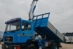 MAN 19.372 4x4 Ribaltabile con Gru Cormach