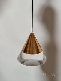 Lampada a sospensione Verdi Linealight in vetro