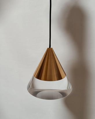 Lampada a sospensione Verdi Linealight in vetro