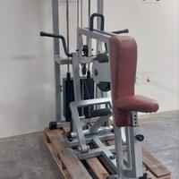 Vertical Row Silver Technogym