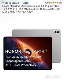 Honor pad 4 256/12 gb