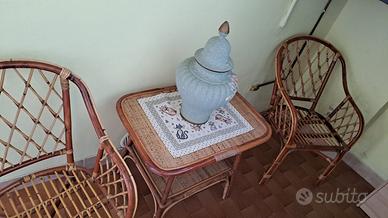 salottino rattan