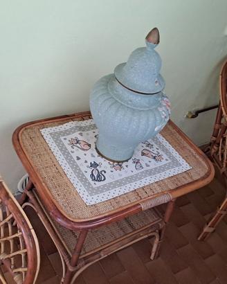 salottino rattan