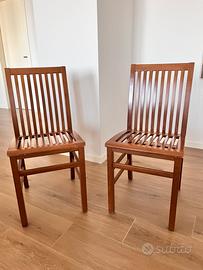 4 sedie Calligaris in faggio