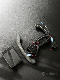 Paddle magnetici in carbonio con LED