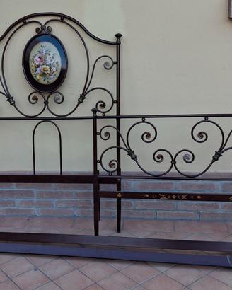 LETTO SINGOLO IN FERRO BATTUTTO - ANCHE COPPIA