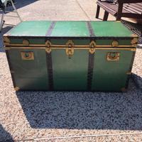 Baule verde vintage