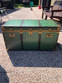 Baule verde vintage
