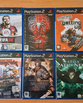 Lotto giochi PS2 – Ritiro a mano Roma e provincia