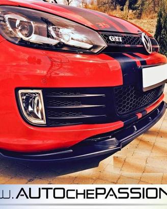 Splitter Spoiler anteriore per VW Golf VI GTI 35 E