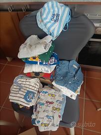 vestiario bimbo lotto 98 PZ  12-18-24-20 mesi