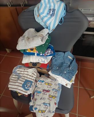 vestiario bimbo lotto 98 PZ  12-18-24-20 mesi