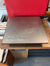 Piano di riscontro in ghisa 500 × 500 mm