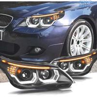 FARI BMW E60 E61 03-07 ANGEL EYES LED U HALO FONDO