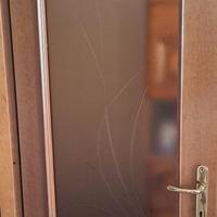 Porta in rovere per bagno.