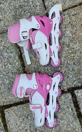 Pattini in linea da bambina