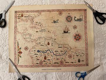 Mappa del A. Centrale e Caraibi- Riproduzione