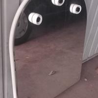 specchio da bagno o camera, con 3 punti luce