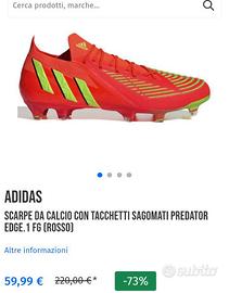Scarpetta calcio adidas