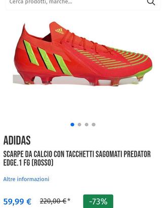Scarpetta calcio adidas