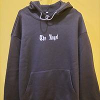 Felpa taglia M con cappuccio e stampa 