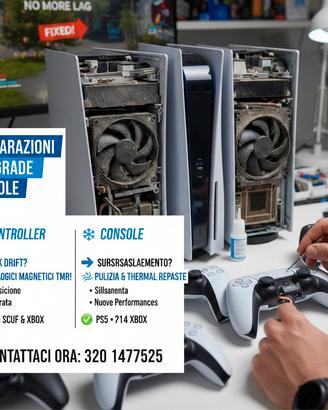 Servizio Cambio analogici TMR PS4 PS5