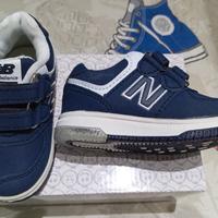  scarpe da bambino new balance mod 574 n.19 blu 