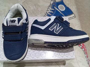  scarpe da bambino new balance mod 574 n.19 blu 