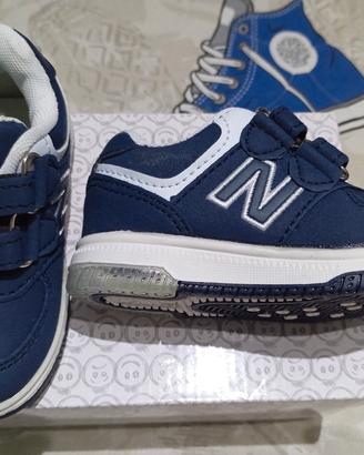 scarpe da bambino new balance mod 574 n.19 blu 