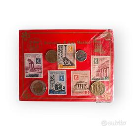 Souvenir San Marino 1959 francobolli monete
