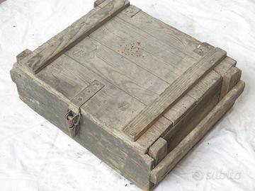ANTICA CASSA SCATOLA IN LEGNO