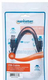 Cavo USB 0,3 m USB A Mini-USB B Nero