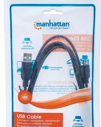 Cavo USB 0,3 m USB A Mini-USB B Nero