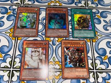 yu gi oh Lotto 5 carte Ed Limit e 1ª Ed