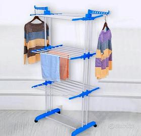 Appendi abiti verticale con ruote 