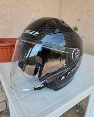 ls2 casco carbonio jet