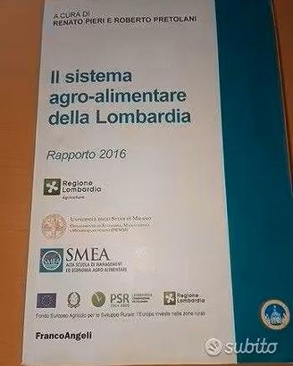 Libro "Il sistema agro-alimentare della Lombardia"