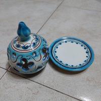 Portacandela in ceramica