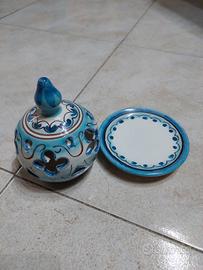 Portacandela in ceramica